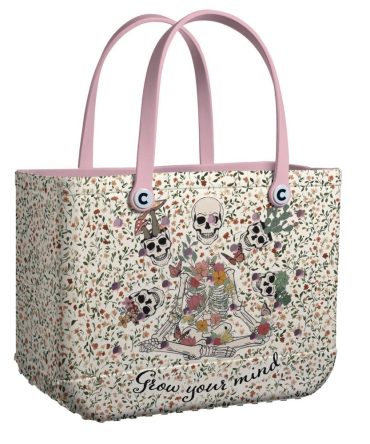 Bucket Tote Bag, Limited Edition Bogg Bag, Beach Bag Grow Your Mind