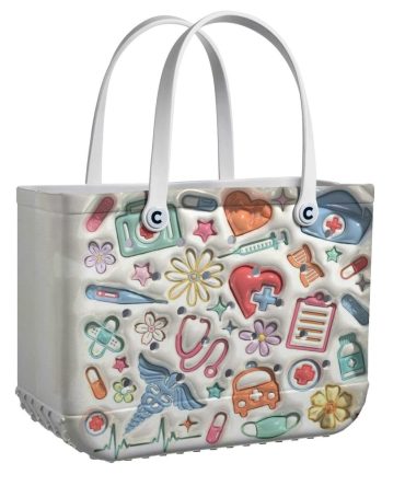 Stylish Medical-Themed Tote Bag – Perfect For Nurses & Healthcare Professionals