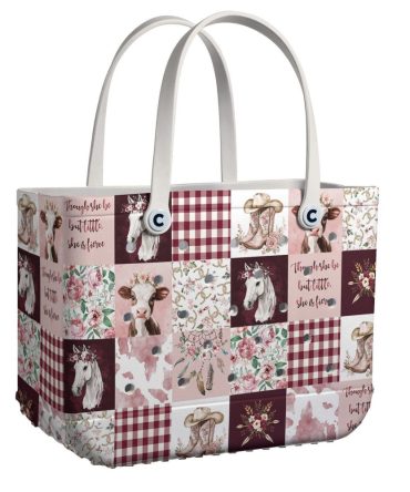 Bucket Tote Bag, Limited Edition Bogg Bag, Beach Bag Wild & Fierce