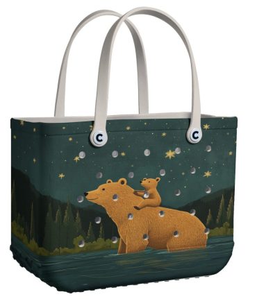 Bucket Tote Bag, Limited Edition Bogg Bag, Beach Bag Under The Starlight