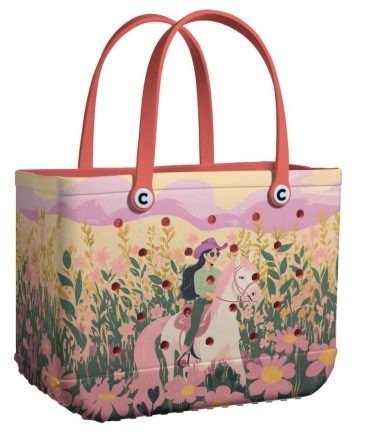 Bucket Tote Bag, Limited Edition Bogg Bag, Beach Bag Muse Of The Plains