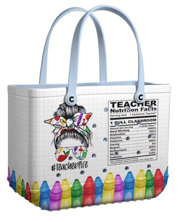 Bucket Tote Bag, Limited Edition Bogg Bag, Beach Bag Teacher Nutrition Facts