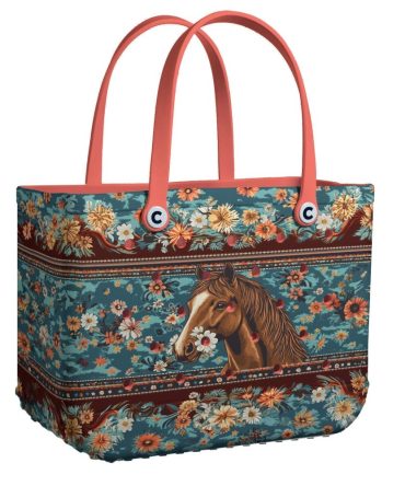 Bucket Tote Bag, Limited Edition Bogg Bag, Beach Bag Wild Wanderer