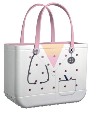 Bucket Tote Bag, Limited Edition Bogg Bag, Beach Bag Medical Heroes