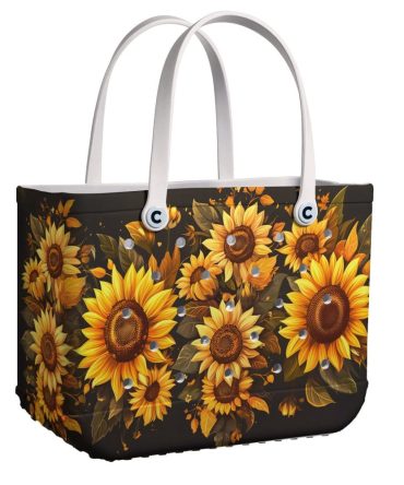 Bucket Tote Bag, Limited Edition Bogg Bag, Beach Bag Sunny Blossom