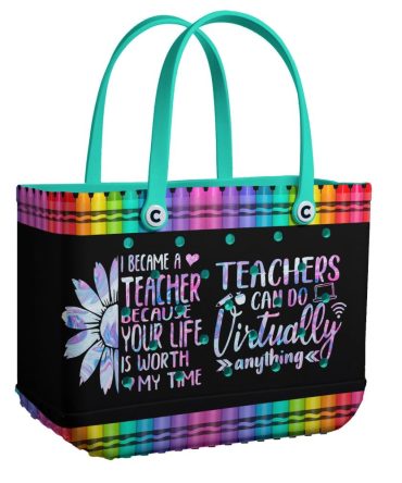 Bucket Tote Bag, Limited Edition Bogg Bag, Beach Bag Digital Classroom