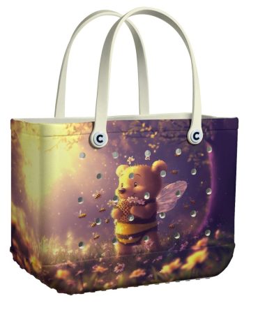 Bucket Tote Bag, Limited Edition Bogg Bag, Beach Bag Pooh & Bees