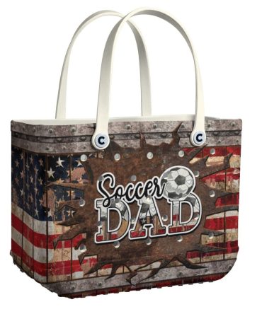 Bucket Tote Bag, Limited Edition Bogg Bag, Beach Bag Soccer Dad