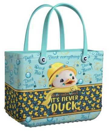 Quirky Duck Tote Bag - Cute Waterproof Design For Fun & Functionality, Perfect For Everyday Use