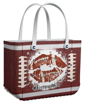 Bucket Tote Bag, Limited Edition Bogg Bag, Beach Bag Gridiron Kiss