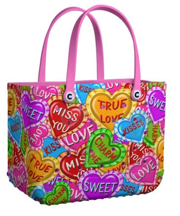 Bucket Tote Bag, Limited Edition Bogg Bag, Beach Bag Sugar Rush