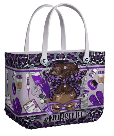 Stylish Nurse Tote Bag - #Nurselife Design, Durable & Spacious For Everyday Use