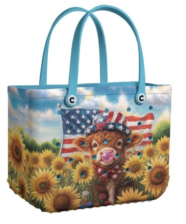 Bucket Tote Bag, Limited Edition Bogg Bag, Beach Bag Towards America