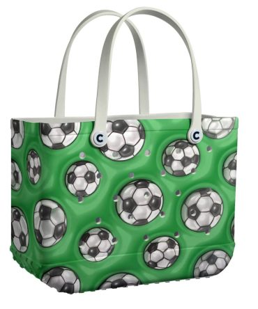 Stylish Soccer Ball Tote Bag - Perfect For Sports Fans & Everyday Use!