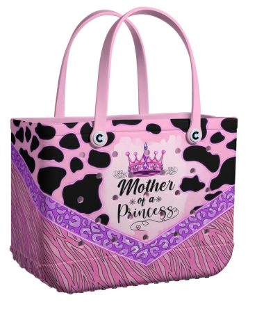 Bucket Tote Bag, Limited Edition Bogg Bag, Beach Bag Mother Of A Princess