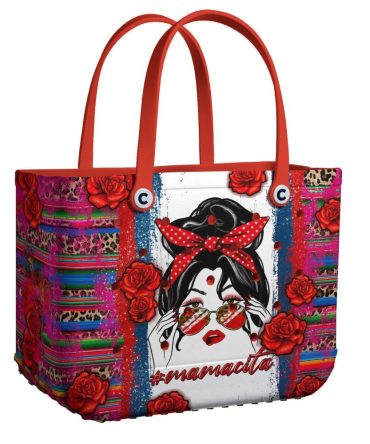 Bucket Tote Bag, Limited Edition Bogg Bag, Beach Bag Mamacita