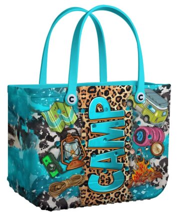 Bucket Tote Bag, Limited Edition Bogg Bag, Beach Bag Map, Match, Move!