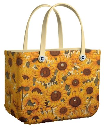 Vibrant Sunflower Tote Bag - Stylish, Durable, Eco-Friendly Shopper For Everyday Use