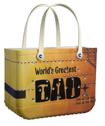 Bucket Tote Bag, Limited Edition Bogg Bag, Beach Bag World'S Greatest Dad