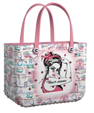 Custom Nurse Tote Bag - Personalized Gift For Healthcare Heroes - Durable & Stylish With Unique Design