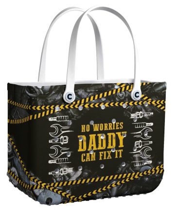 Bucket Tote Bag, Limited Edition Bogg Bag, Beach Bag Daddy Can Fix It