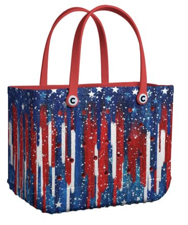 Patriotic Stars & Stripes Tote Bag - Stylish & Spacious For Everyday Use