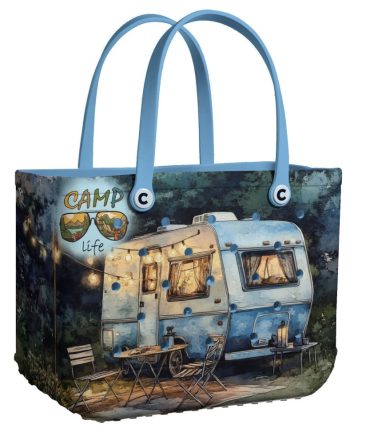 Stylish Camper Tote Bag - Perfect For Camping & Travel Adventures , Durable & Spacious Design