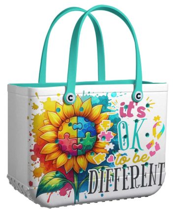 Bucket Tote Bag, Limited Edition Bogg Bag, Beach Bag Sunflower Diversity