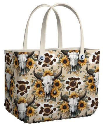 Bucket Tote Bag, Limited Edition Bogg Bag, Beach Bag Wild Bloom