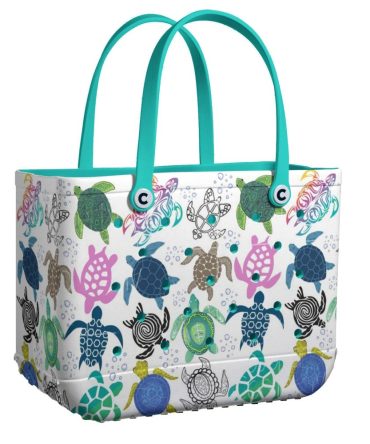 Tropical Sea Turtle Tote Bag - Eco-Friendly, Spacious & Stylish Beach Accessory