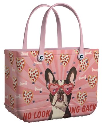 Bucket Tote Bag, Limited Edition Bogg Bag, Beach Bag Heart Eyes Only