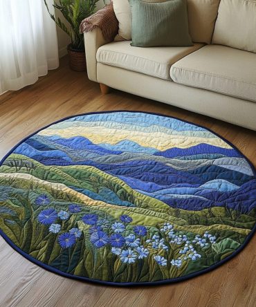 Majestic Views Quilted Round Mat