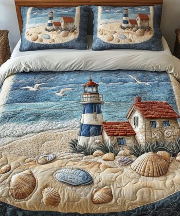Marine Magic 3-Piece Quilted Bedding Set