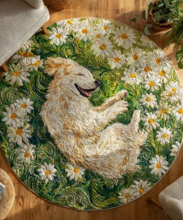 Meadow Bliss Quilted Round Mat