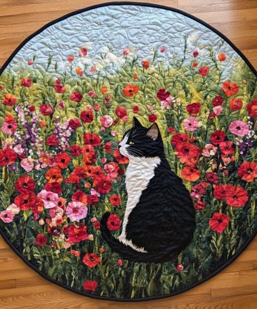 Meadow Muse Quilted Round Mat