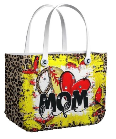Bucket Tote Bag, Limited Edition Bogg Bag, Beach Bag Mom Love