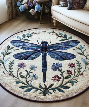 Moonbeam Dancer Quilted Round Mat