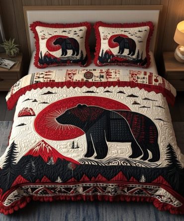 Mountain Spirit 3-Piece Quilted Bedding Set