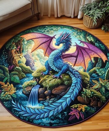 Mystic Flight Quilted Round Mat