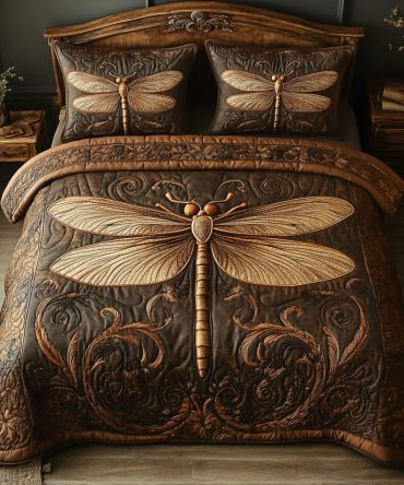 Mystic Glider 3-Piece Quilted Bedding Set