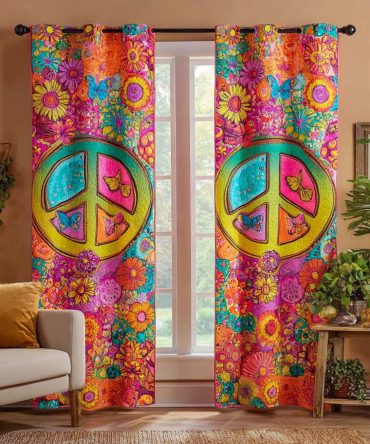 Mystic Hippie Quilted Curtains