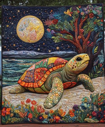 Mystic Tide Quilted Blanket