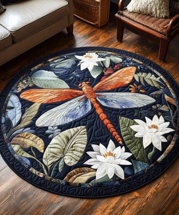 Mystic Wings Quilted Round Mat