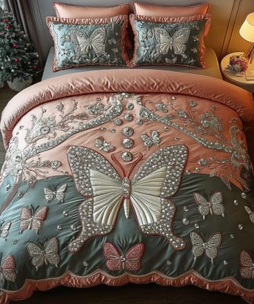 Nature Embrace 3-Piece Quilted Bedding Set