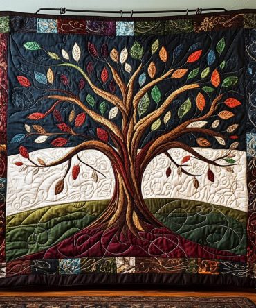 Mystic Oak Quilted Round Mat