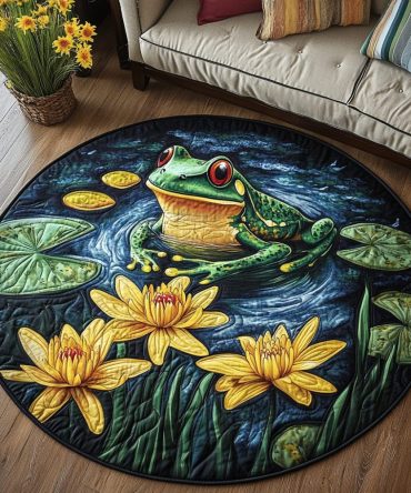 Nature Nest Quilted Round Mat