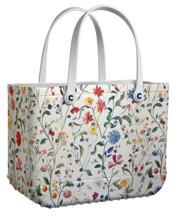 Chic Floral Tote Bag - Stylish & Spacious Handbag For Everyday Use - Perfect Gift For Fashion Lovers