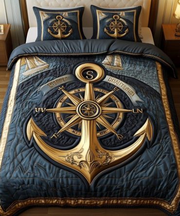 Nautical Dreams 3-Piece Quilted Bedding Set