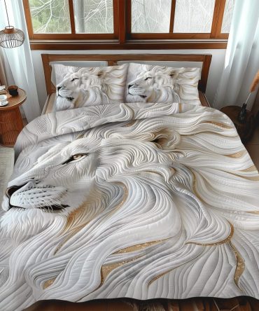 Noble Strength 3-Piece Quilted Bedding Set