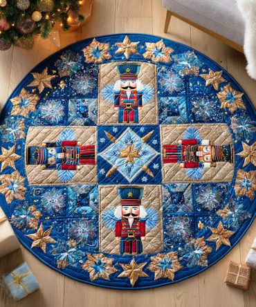 Nutcracker Dream Quilted Round Mat